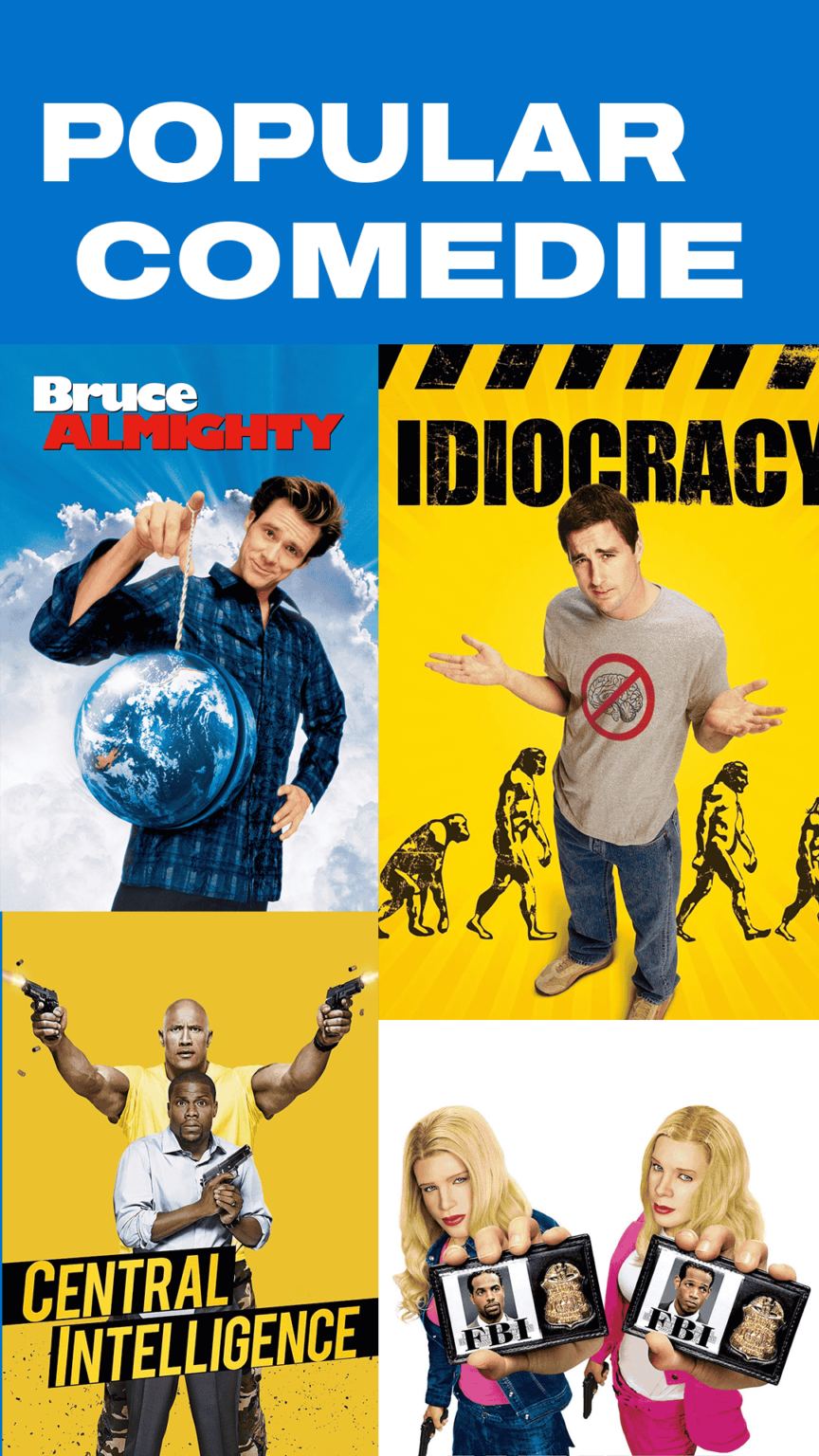 Comedy films shelf
