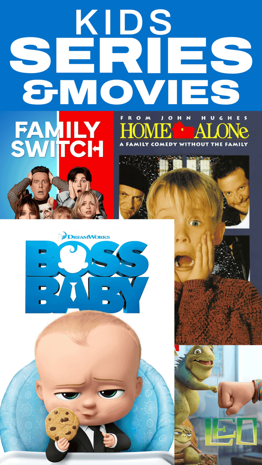 Kids and family shelf