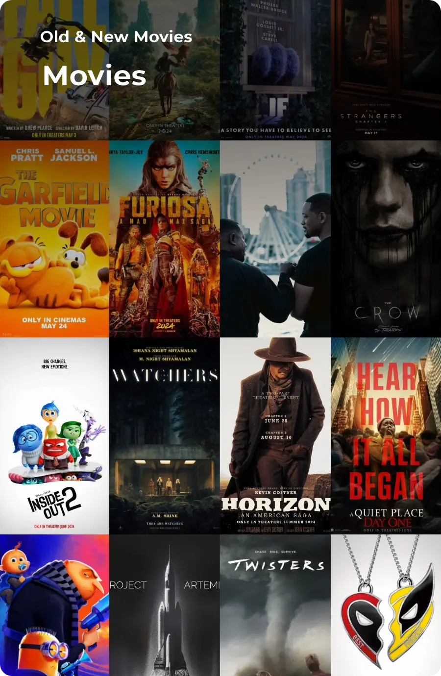 Movie library artwork