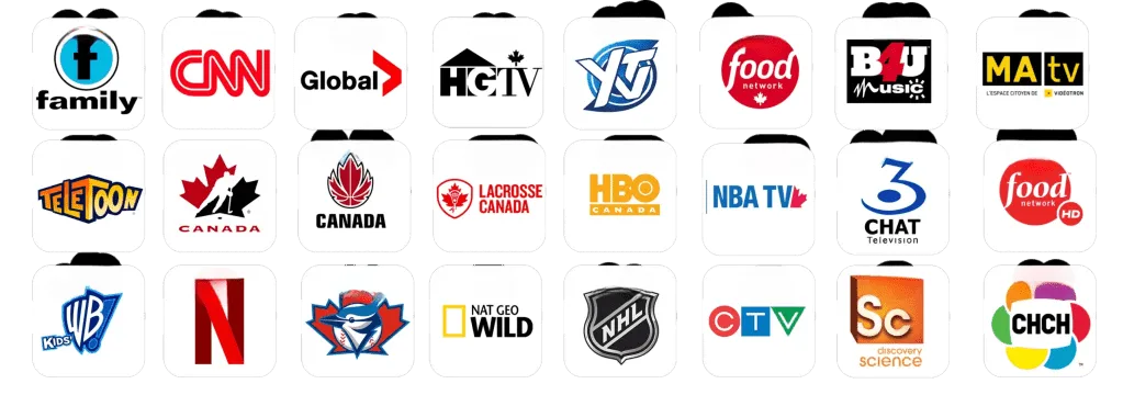 Cinema and series channel logos